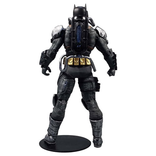 DC Multiverse Batman Hazmat Suit with Light Up Logo Figure