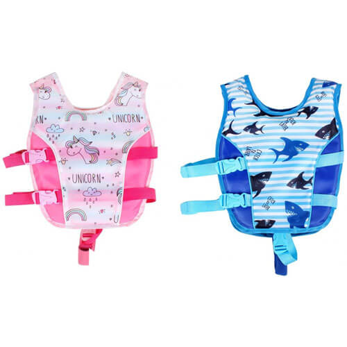 Kid's Swim Vest w/ Anti-Rise Strap (39x32cm)