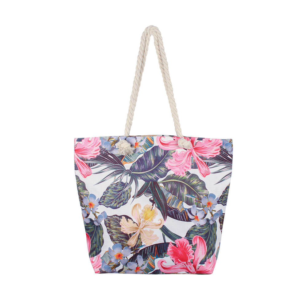 Beach Bag with Inner Zip (50x45x15cm)