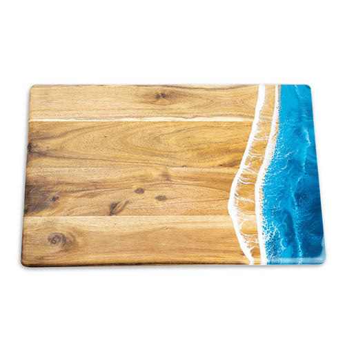 Acacia Resin Serving Board (Ocean Vibes)