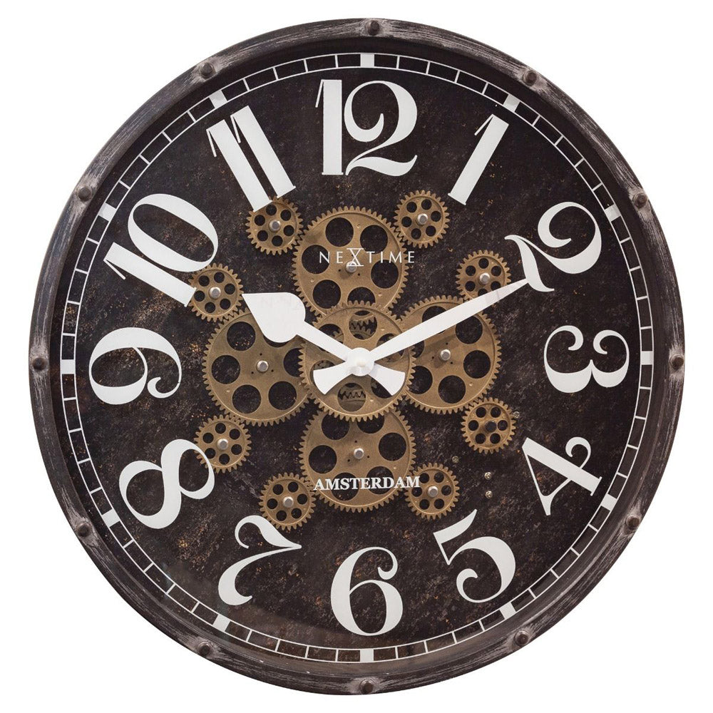 NeXtime Henry Wall Clock 50cm (Black)