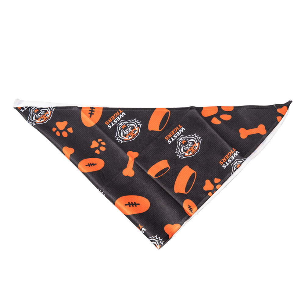 NRL Wests Tigers Pet Bandana