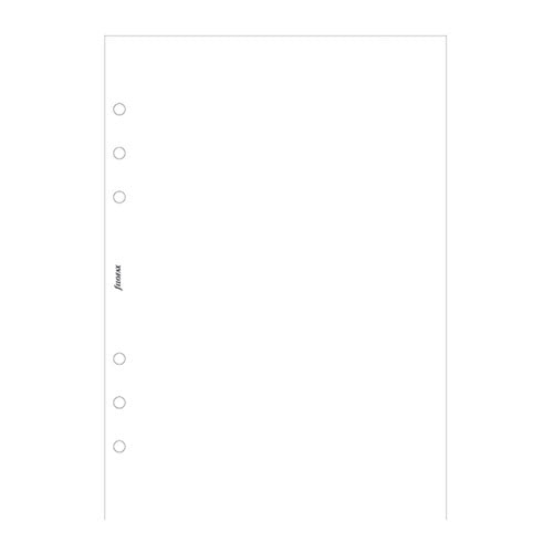 Filofax A5 Organiser Refill (White)