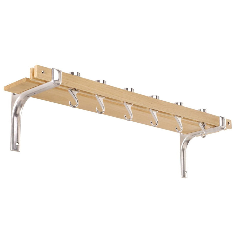 Wooden Rectangular Wall Rack