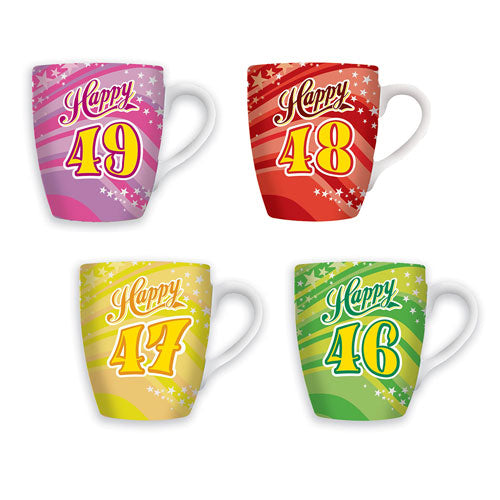 Birthday Happy 40s Celebration Mug