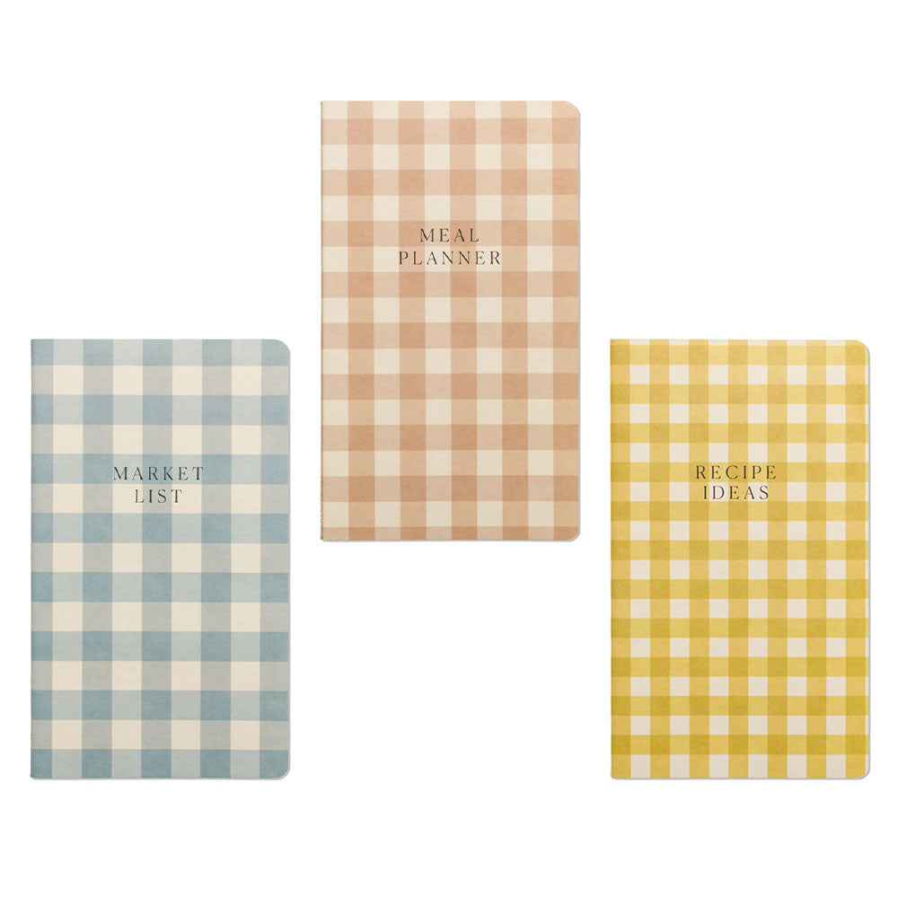 Stitch-Bound Notebook (Set of 3)