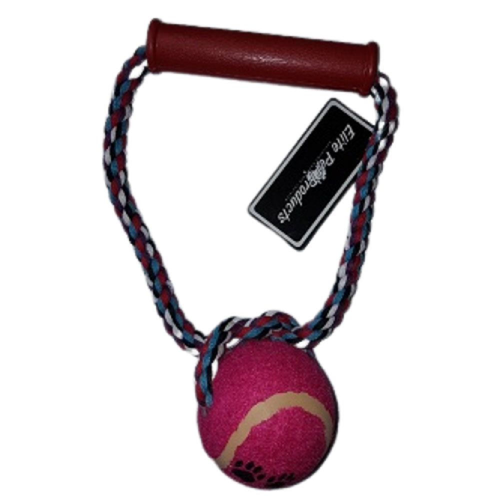 Rope Tug Toy with Tennis Ball (Small)