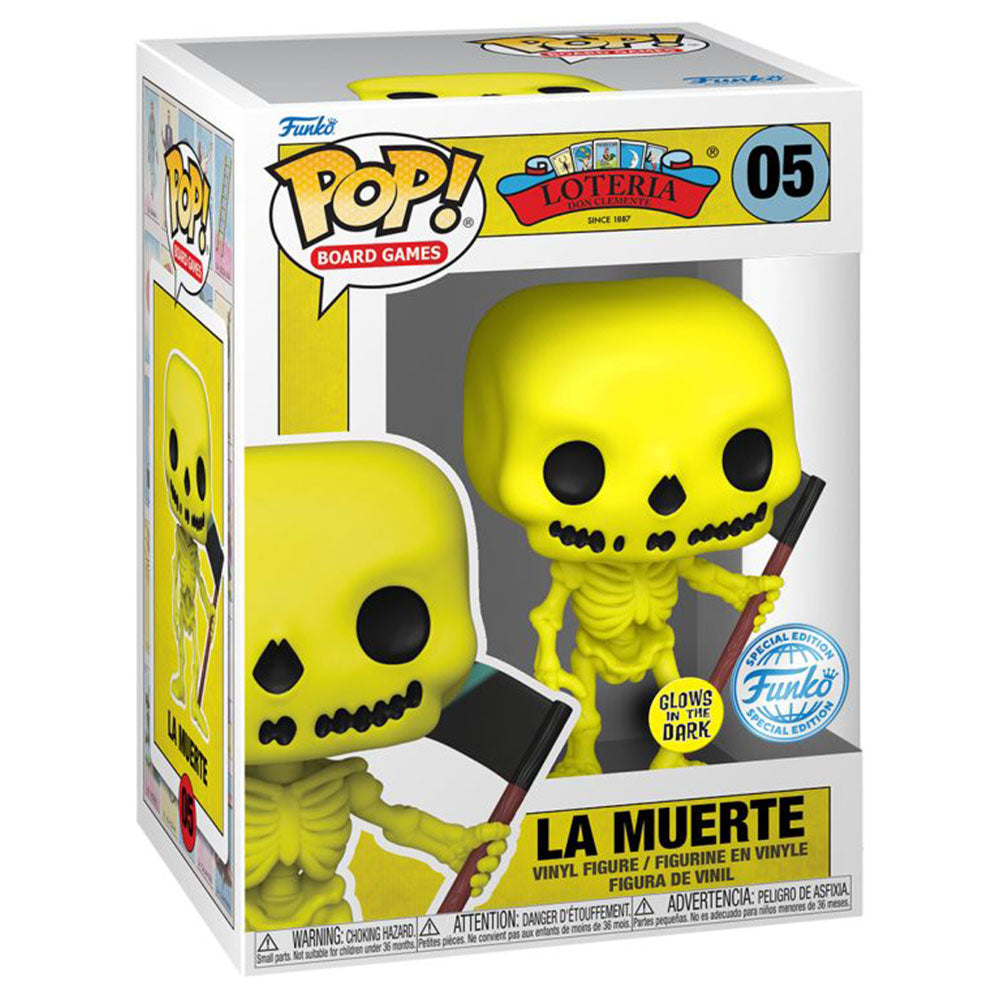 Loteria La Muerte US Exclusive Glow Pop! Vinyl