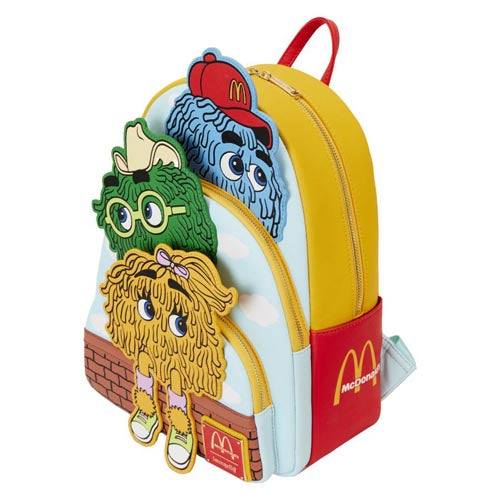 McDonalds Fry Guys Triple Pocket Mini Backpack