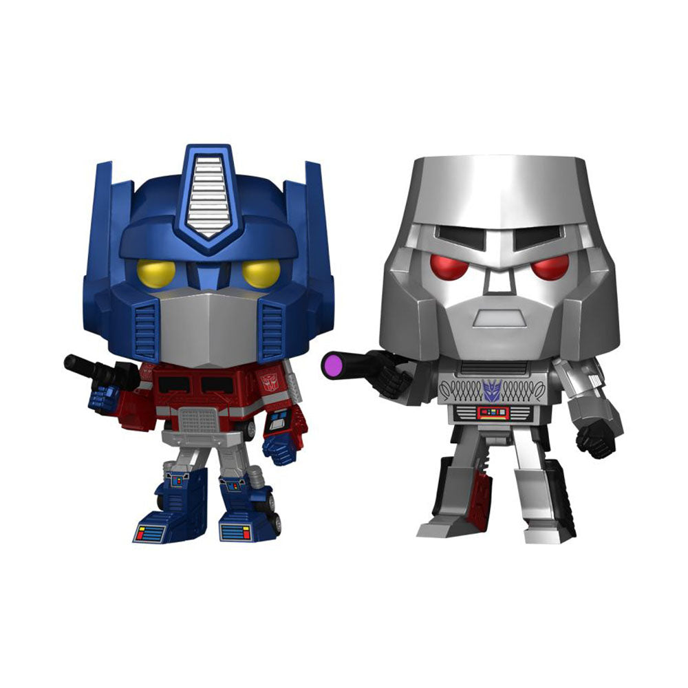 G1 Optimus Prime & Megatron US Ex. Metallic Pop! Vinyl 2pk