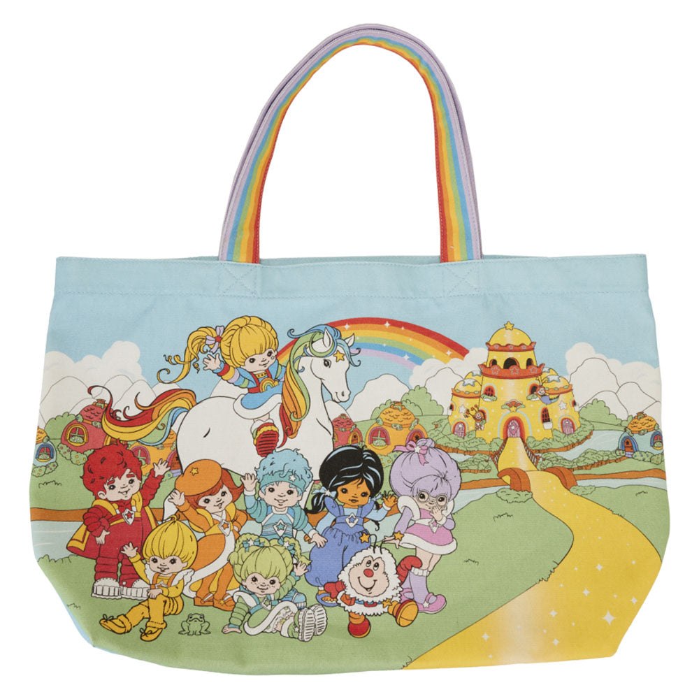 Rainbow Brite Gang Rainbow Handle Canvas Tote