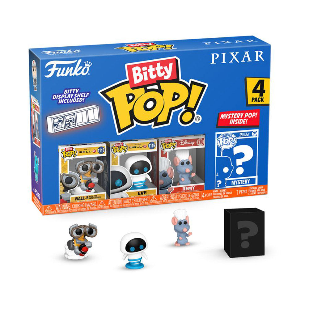 Pixar WALL-E Bitty Pop! 4-Pack