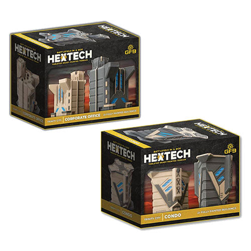 Hextech Terrain Trinity City Minis (2pcs)