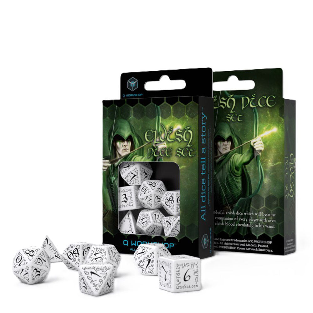 Q Workshop Elvish Dice Set 7pcs