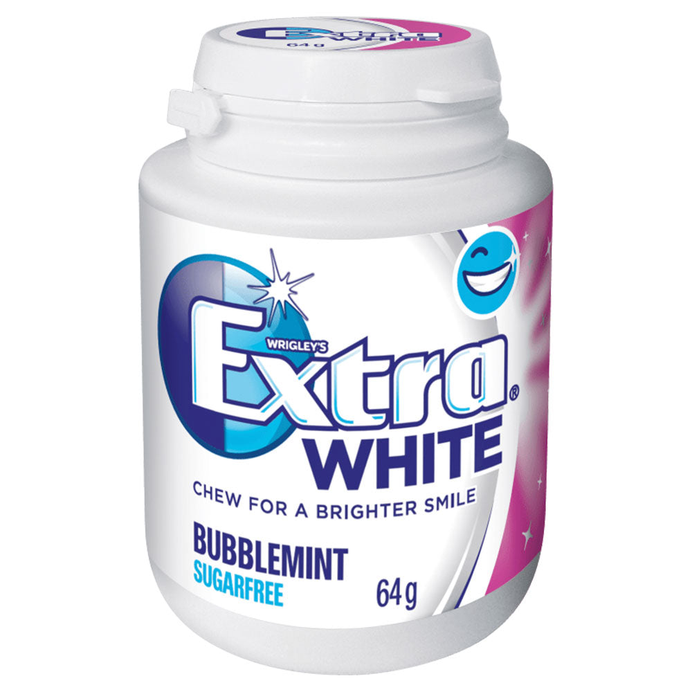 Extra White Gum Bottle (6x64g)