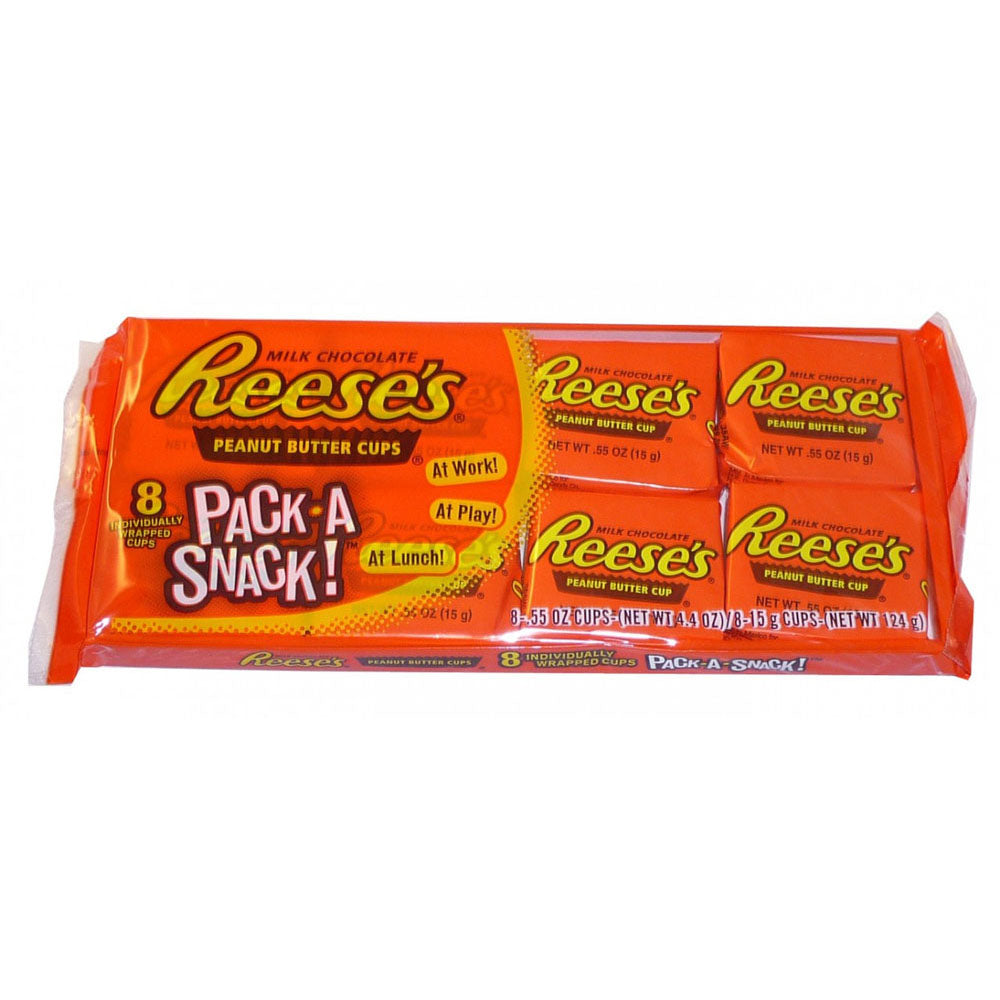 Reeses Peanut Butter Cups Pack-A-Snack (8x15g)