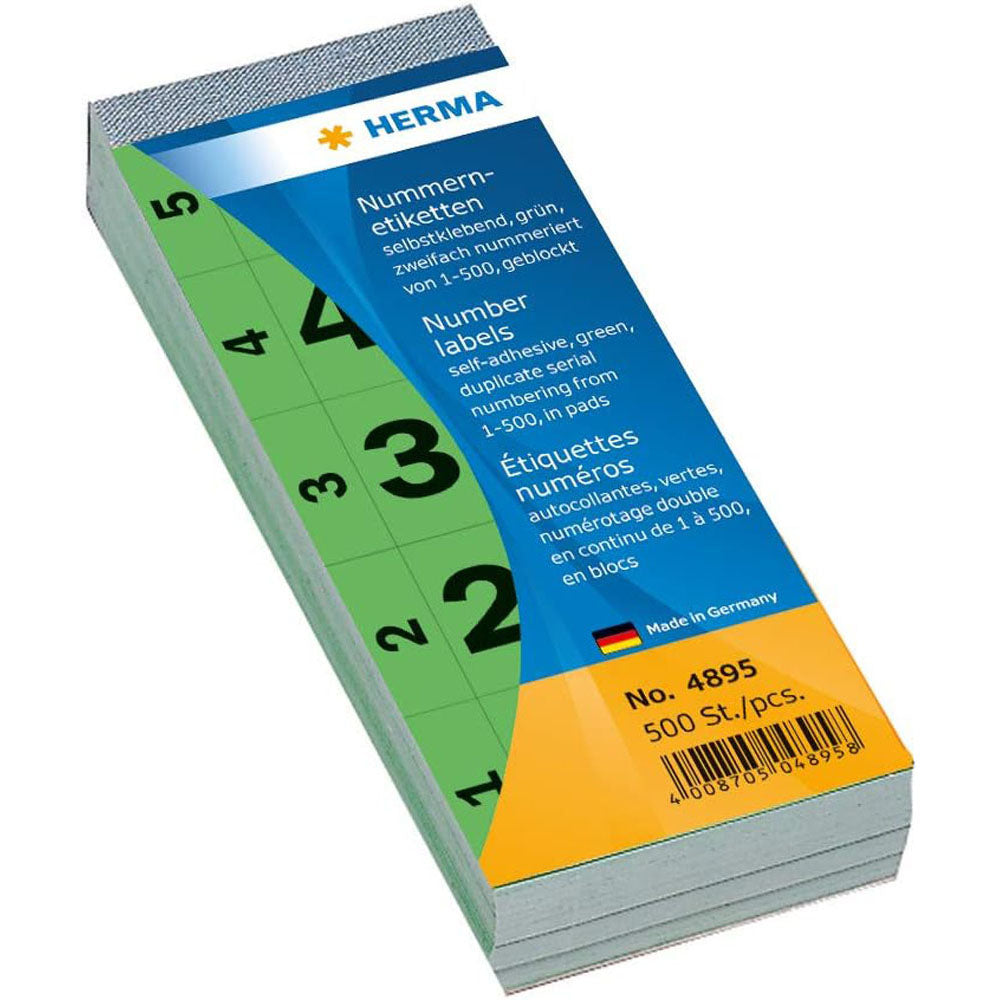 Herma Adhesive Number Blocks (28x56mm)