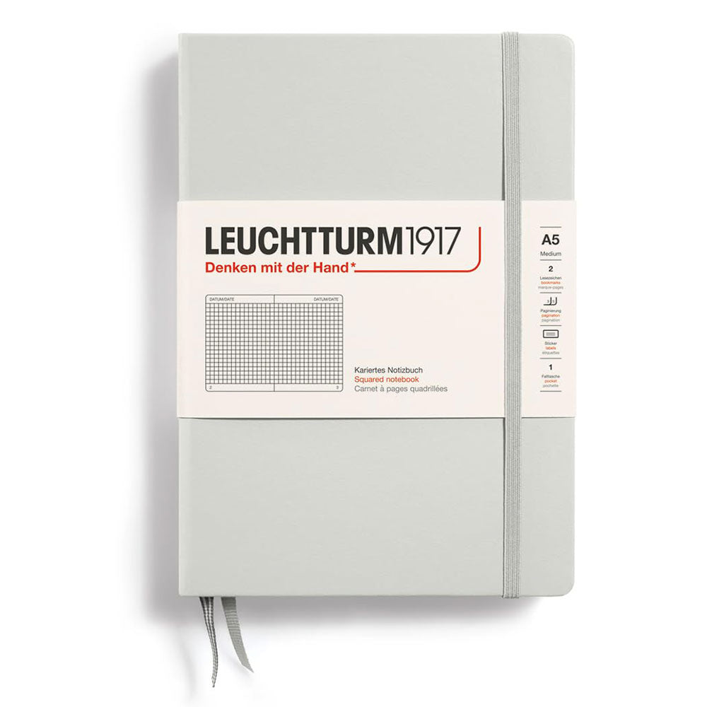 Leuchtturm Hardcover Squared Notebook A5