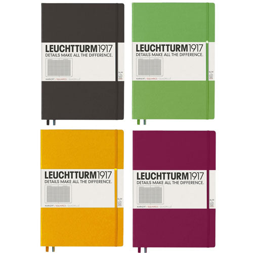 Leuchtturm HC Master Ruled Squared Notebook A4+