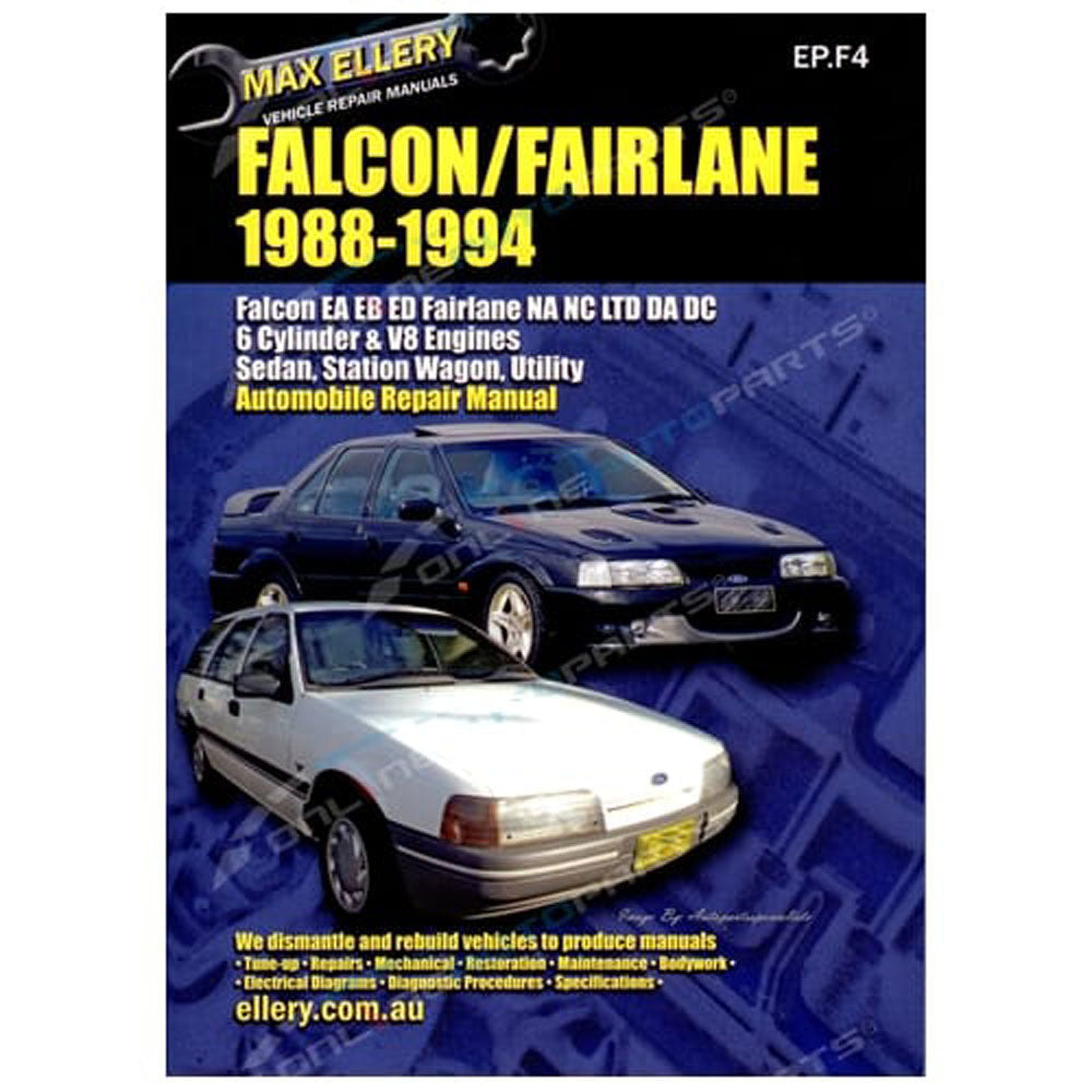 Ford Falcon EA EB ED/Fairlane NA NC 1988-1994 Repair Manual