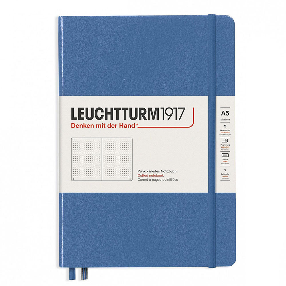 Leuchtturm Hardcover Dotted Notebook A5 (Blue)