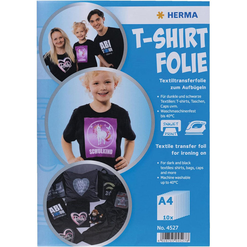 Herma T-Shirt Foil for Dark Textiles A4 10pc