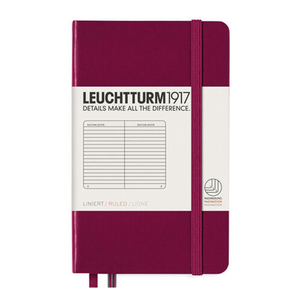 Leuchtturm Hardcover Ruled Notebook A6