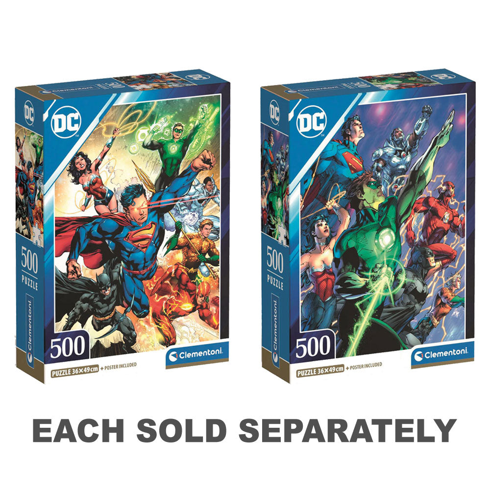 Clementoni HQC DC Comics Compact Box 500-Piece Puzzle