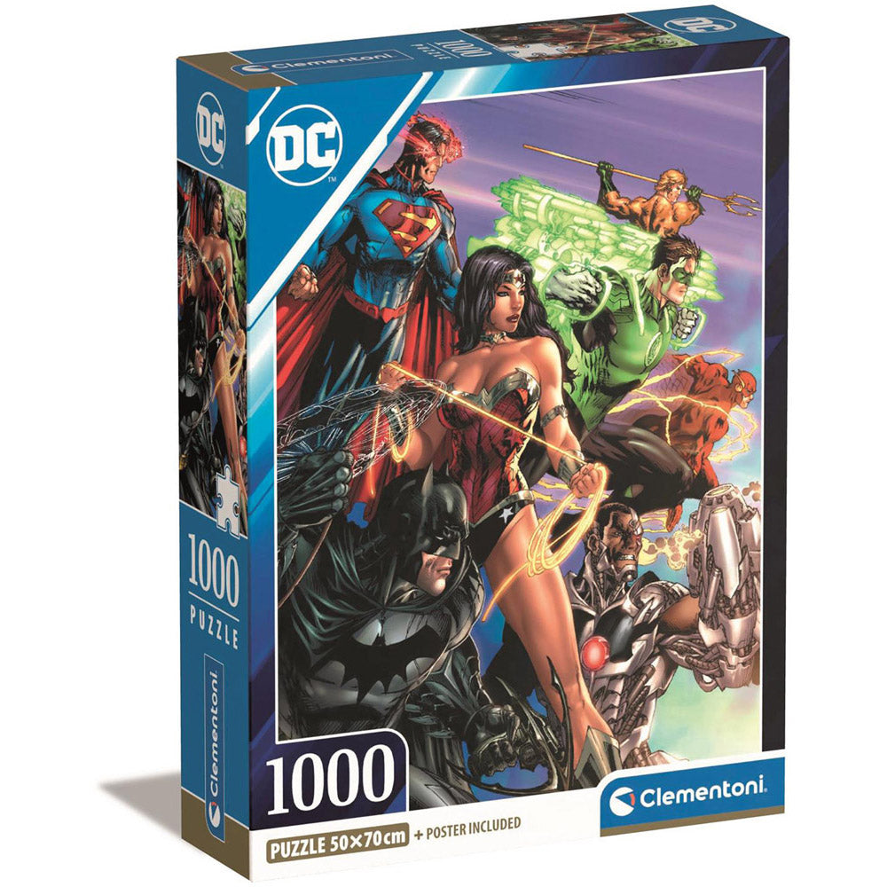 Clementoni DC Comics Compact Box 1000-Piece Puzzle