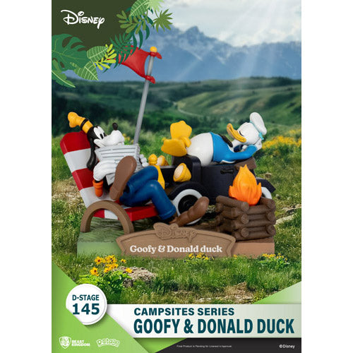 BK D Stage Campsites Series Goofy & Donald Duck Figure