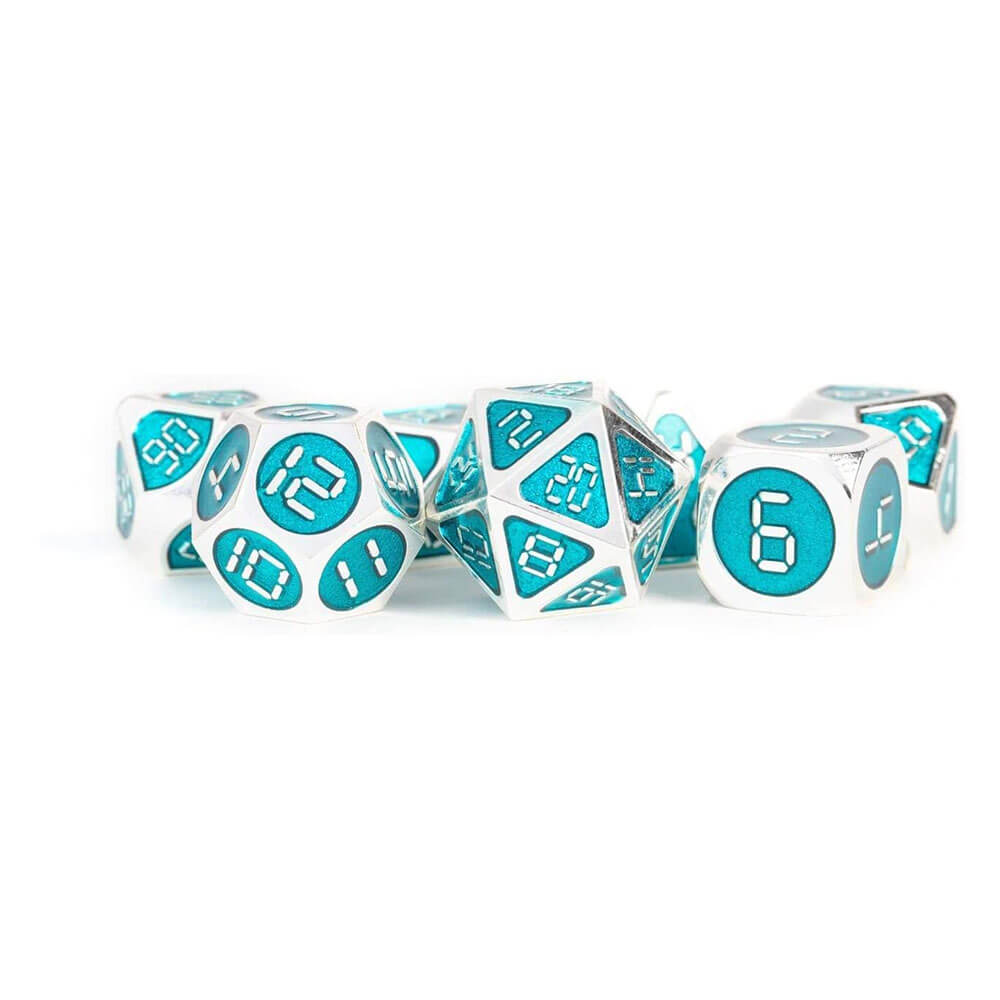 MDG Digital Enamel Metal Dice Set 16mm