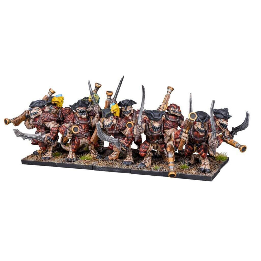 Kings of War Salamander Corsairs Troop Miniature