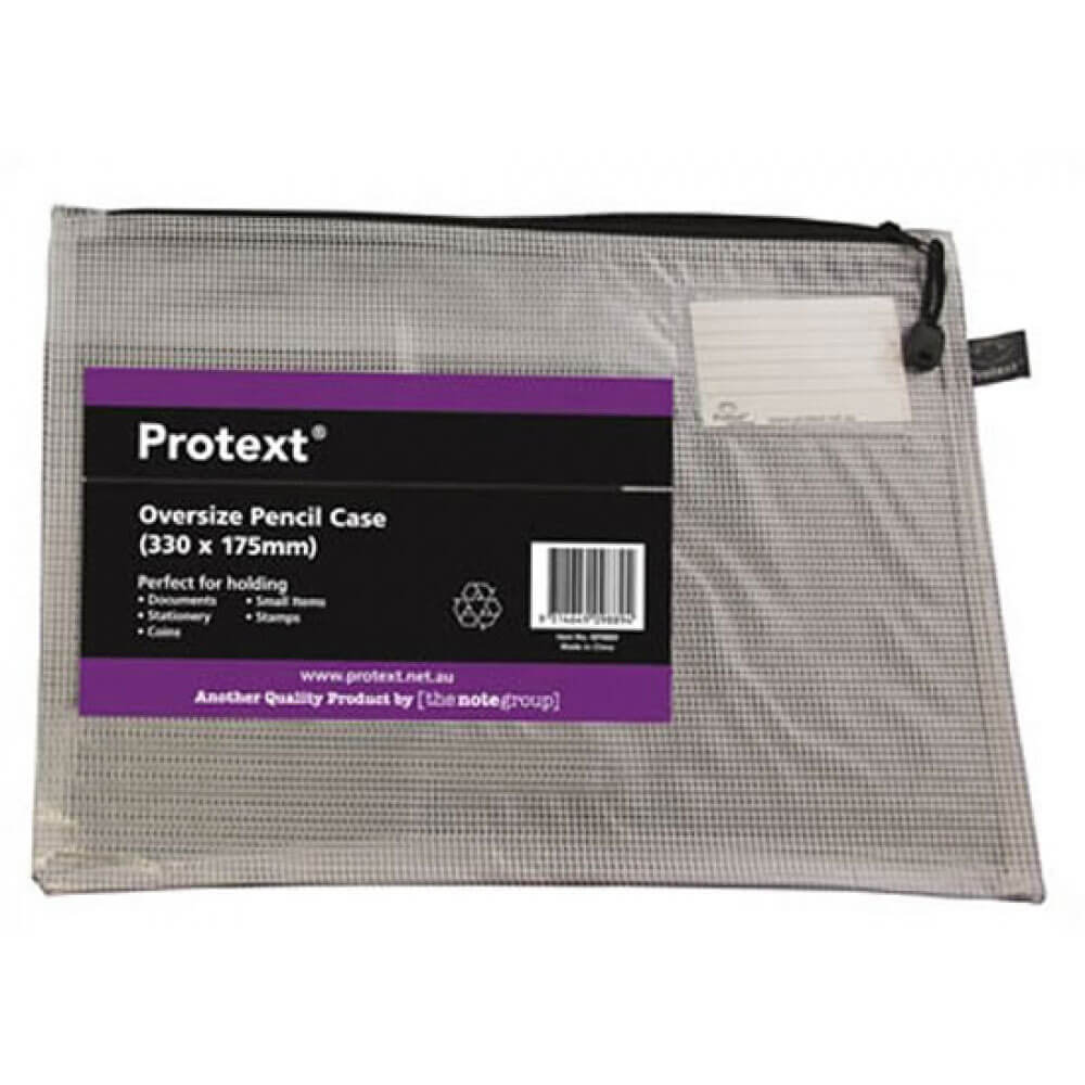Protext Zippered Mesh Pouch with Note Holder