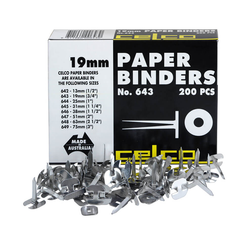 Esselte Paper Binders (Box of 200)