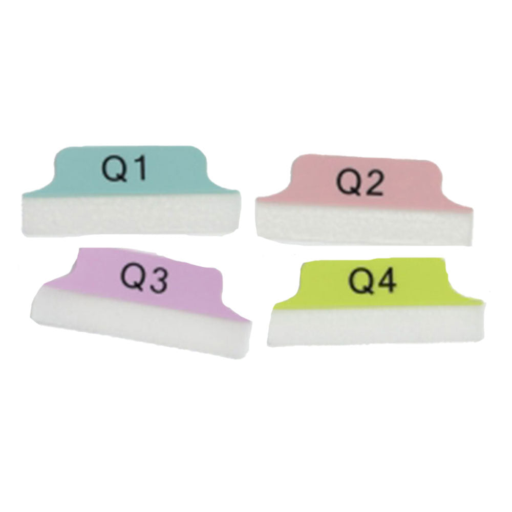 Margin Quarters Q1-Q4 Tabs 24pcs (64x26mm)