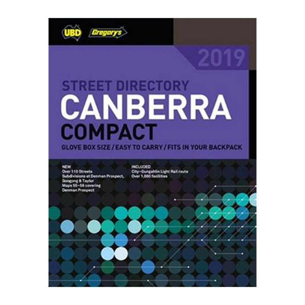 Ubd/Gre Compact Canberra 2019 Street Directory (7th Edition)