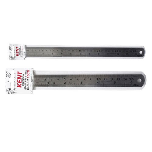 Kent Imperial and Metric Steel Ruler