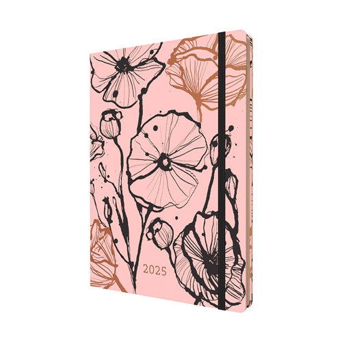 Collins Abstract Botanicals A5 WTV 2025 Diary