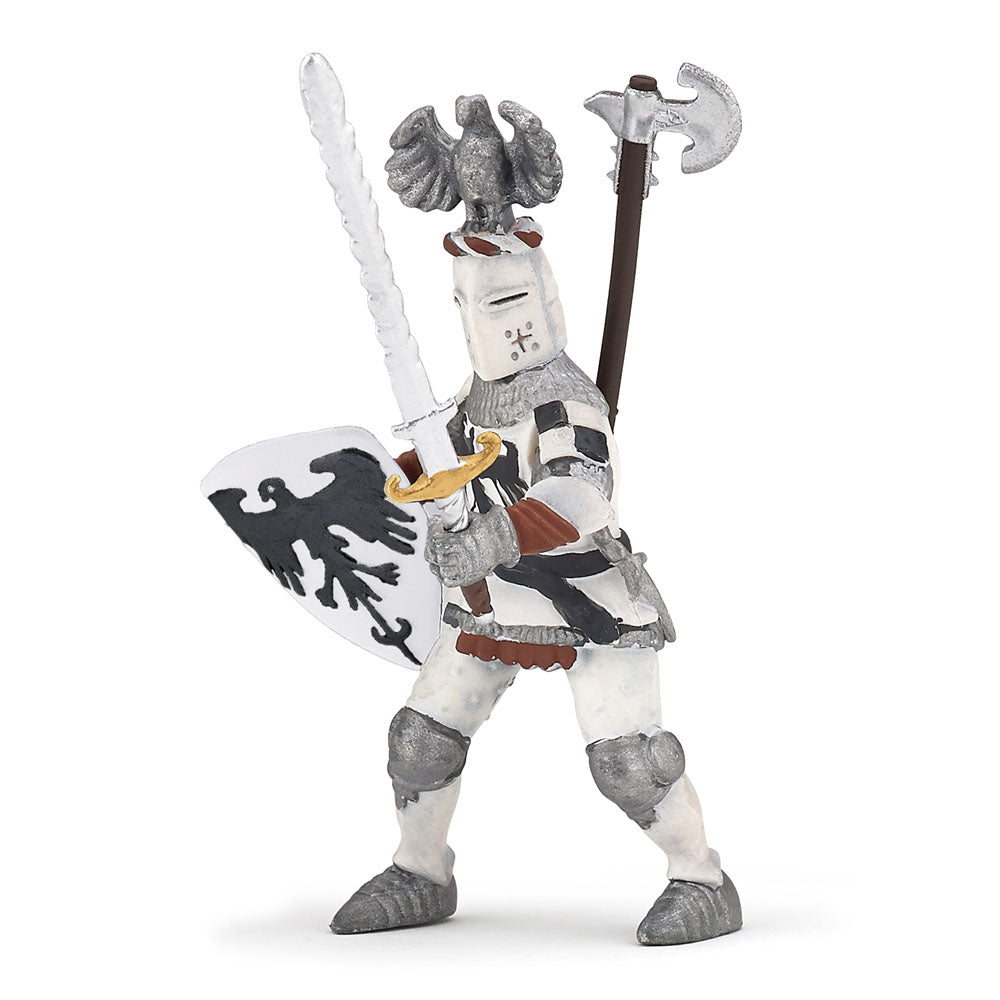 Papo White Crested Knight Figurine
