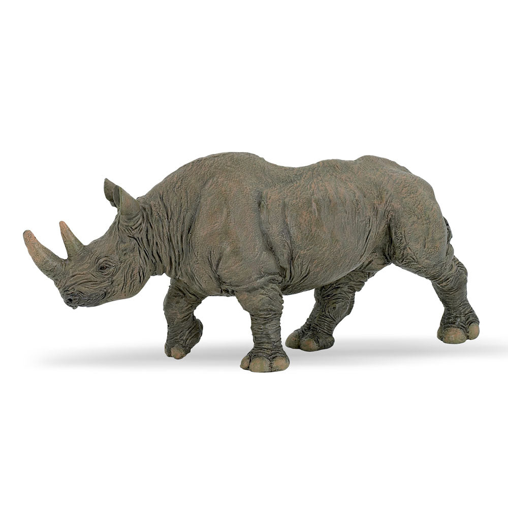 Papo Black Rhinoceros Figurine