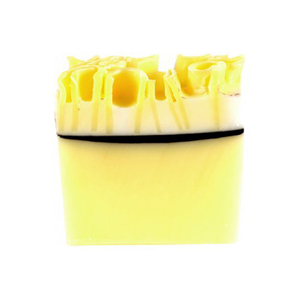 Lemon Meringue Soap Slice