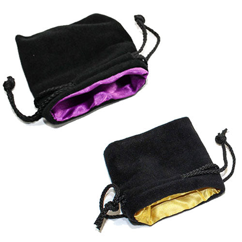 Koplow Small Velvet Dice Bag (Black)