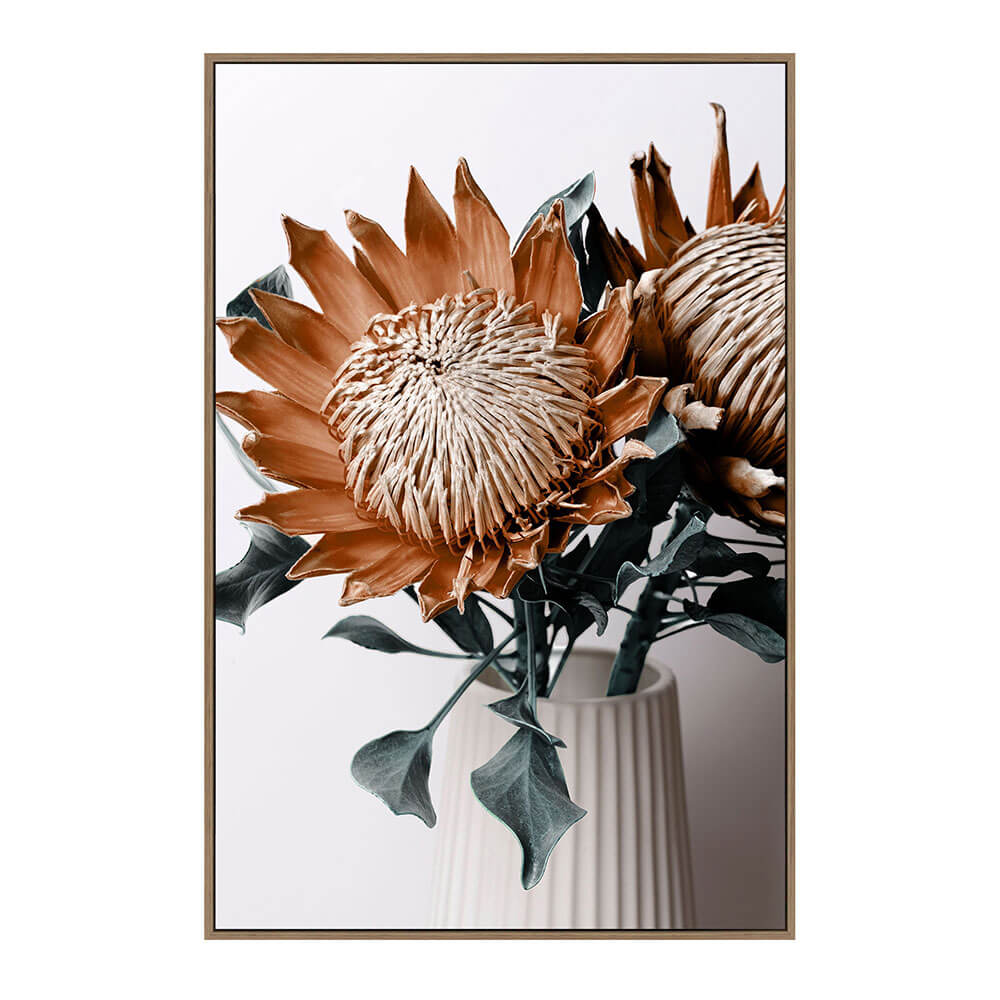 Heidi Protea Canvas with Floating Frame (90x60x5cm)