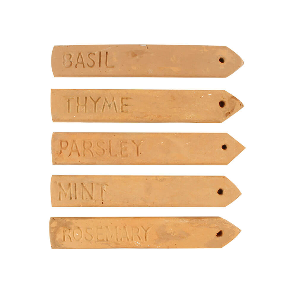 Caharin Veggie Markers Terracotta Set of 5