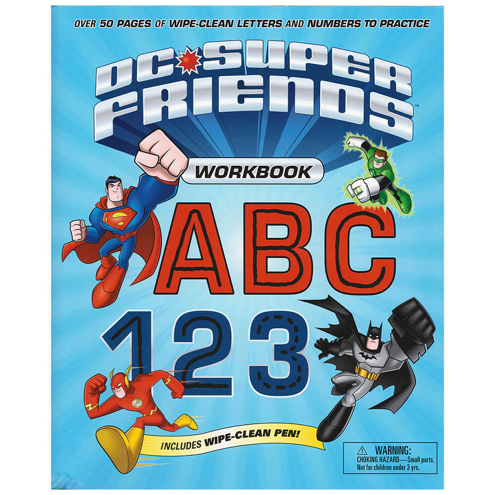 DC Super Friends Workbook ABC 123