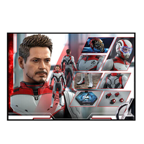 Avengers 4 Tony Stark Team Suit 12" 1:6 Scale Action Figure