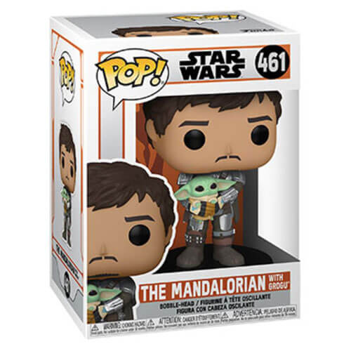 Star Wars: The Mandalorian Mandalorian with Grogu Pop! Vinyl