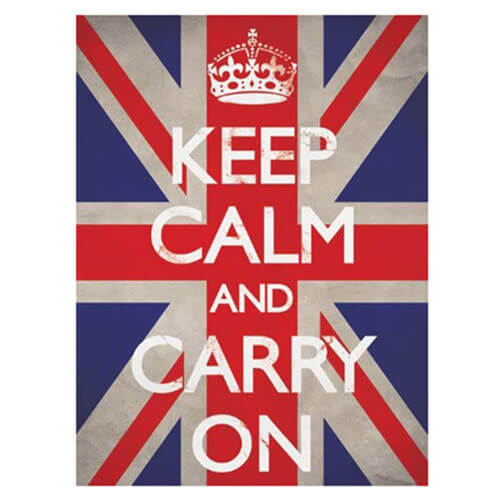 Keep Calm & Carry On Poster