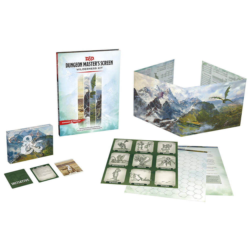 D&D Dungeon RPG Game Master's Screen Wilderness Kit