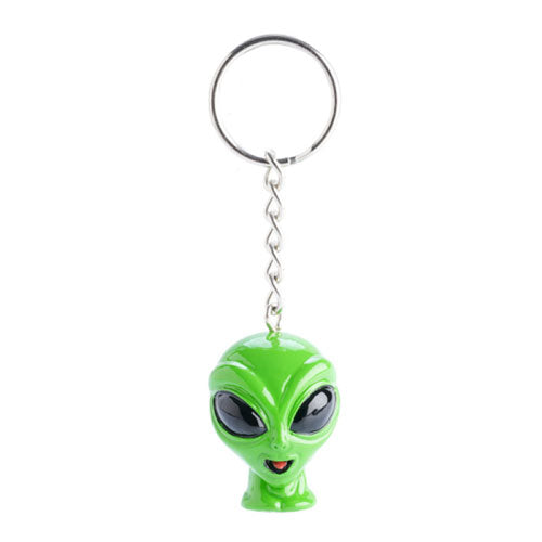 Space Budz Green Alien Keychain